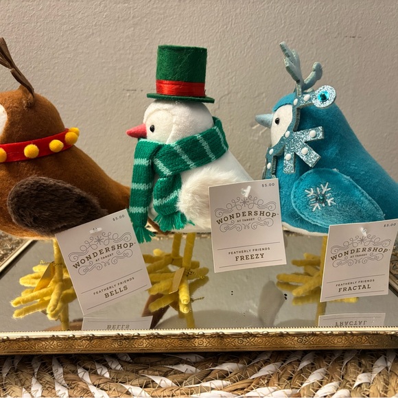 Target 2022 Christmas Fabric Birds - new with tags! - Picture 2 of 2